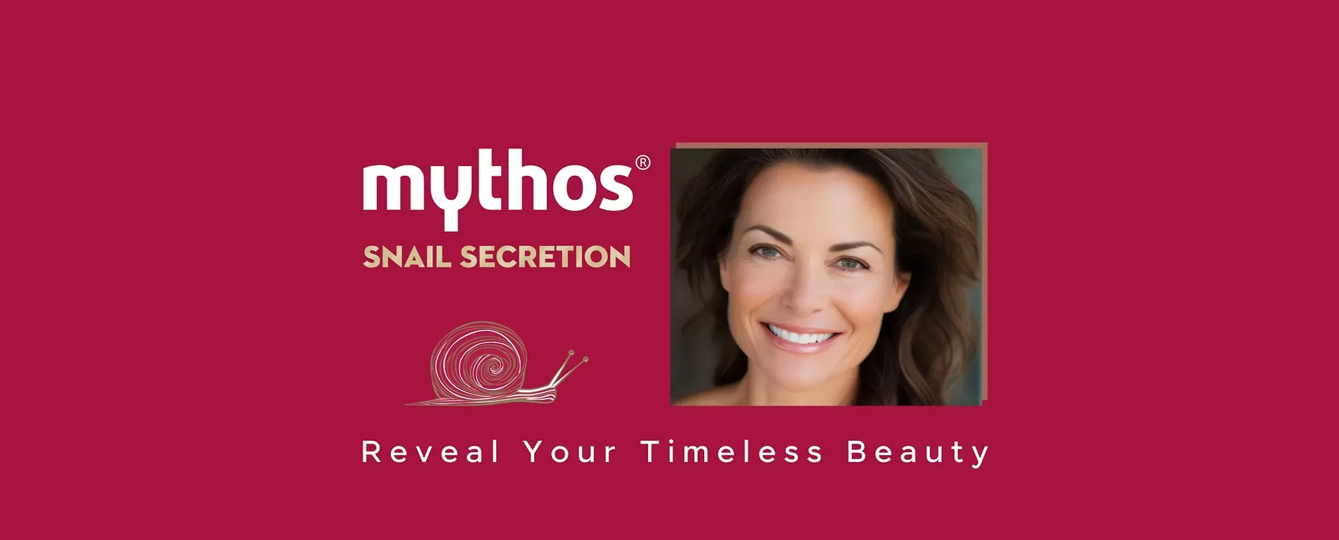 Flax Mythos Snail Secretion Banner. Reveal Your Timeless Beauty