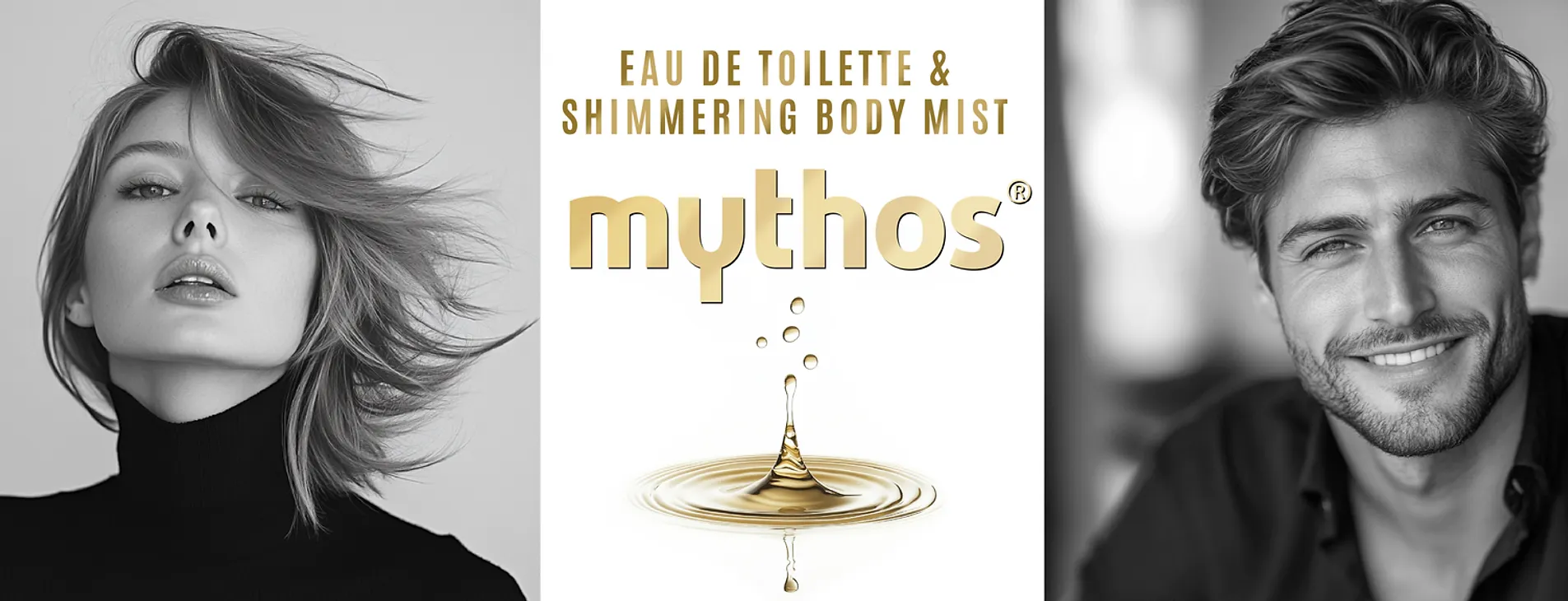 Flax Mythos Eau De Toilette & Mist Banner.