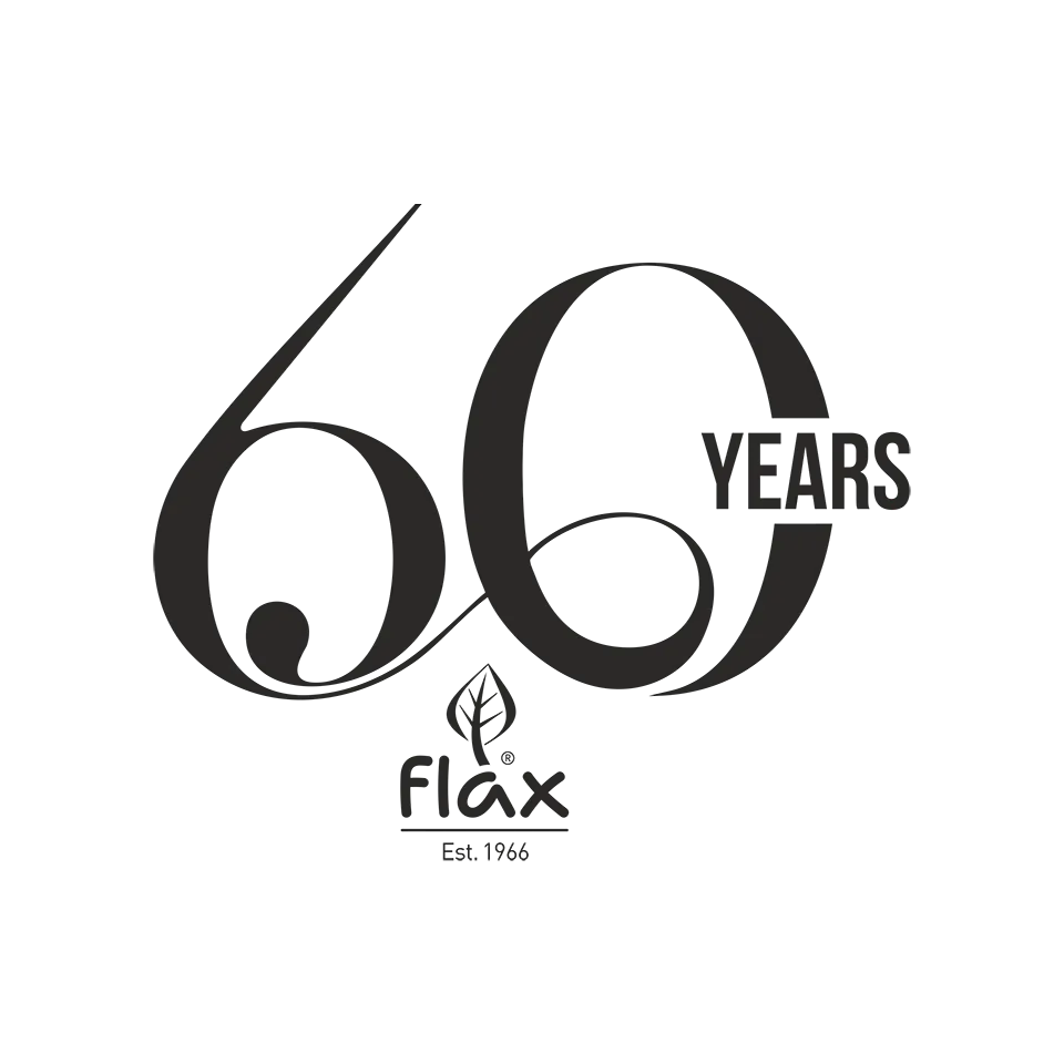 Flax 60 Years Logo