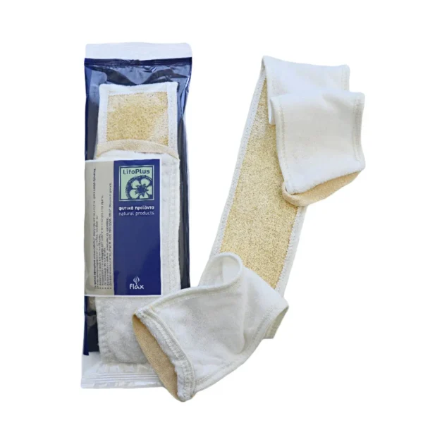 lifoplus loofah back scrubber deluxe