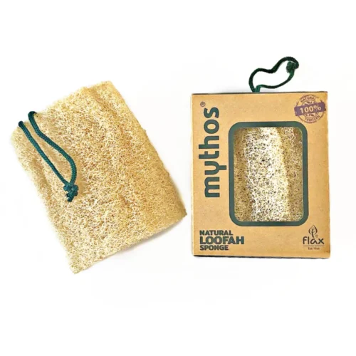 mythos loofah sponge in eco gift box