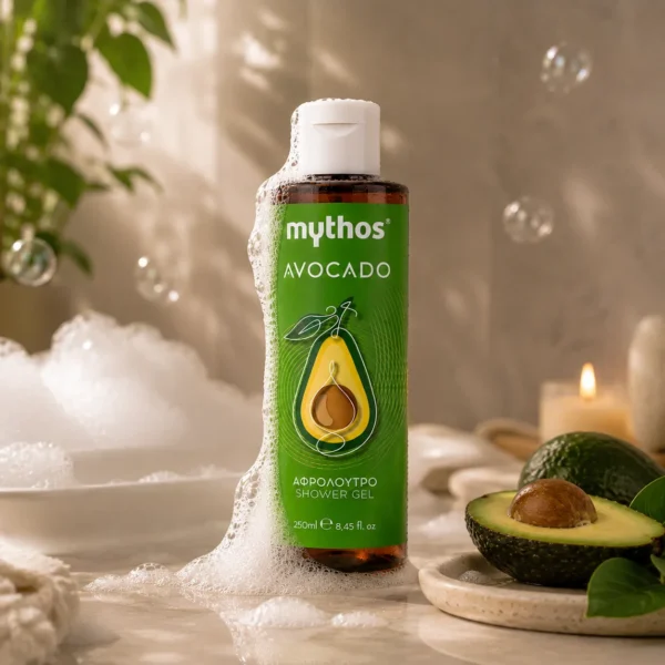mythos avocado shower gel